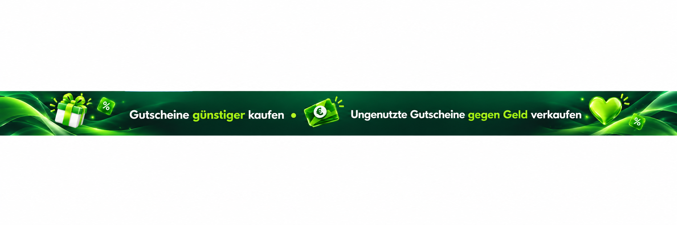 Gutscheine günstiger kaufen · Ungenutzte Gutscheine gegen Geld verkaufen